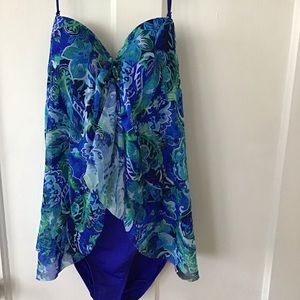 Ralph Lauren one piece bathing suit.